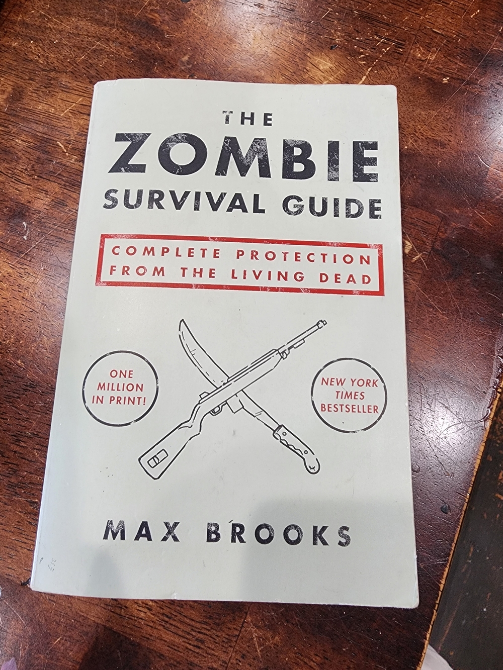 The Zombie Survival Guide by Brooks — White Cover